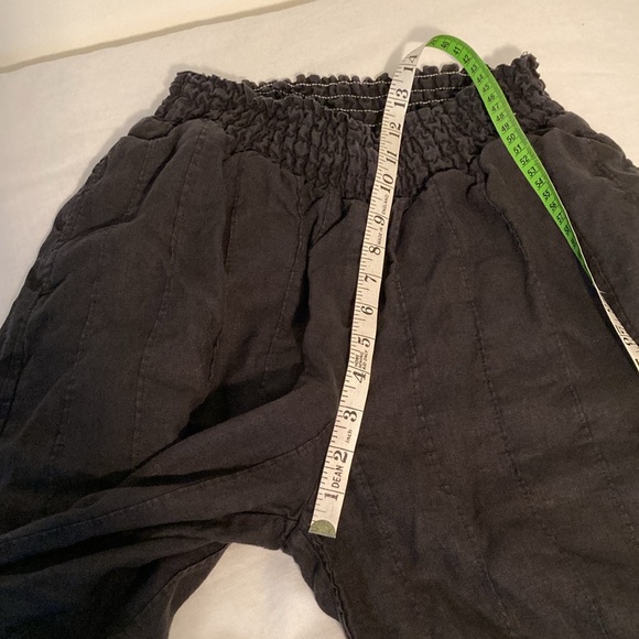 Johnny Was crop lace cotton black pants M - Picture 11 of 16